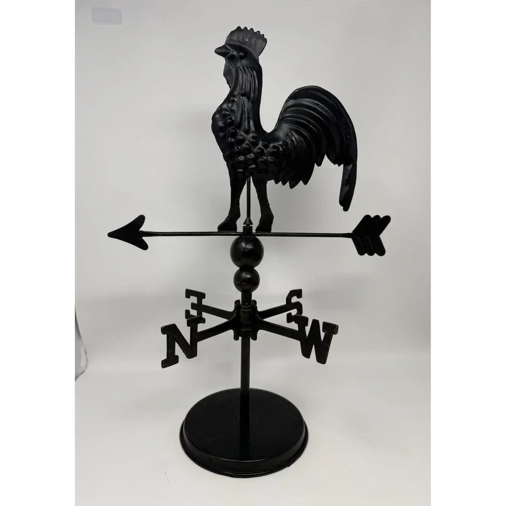 2008 Target Rooster Indoor wind Mill Weather Vane Metal Spinning Parts NWES NICE
